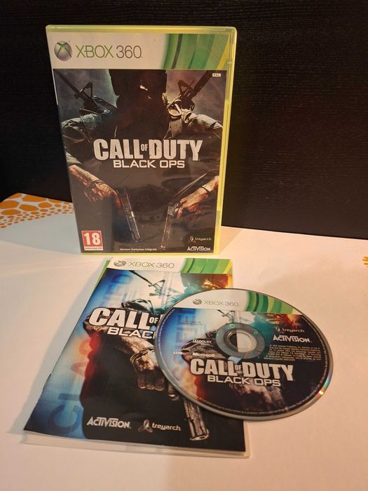 Call of Duty: Black Ops [FR] para Xbox 360 em bom estado geral. Jogo completamente em francês