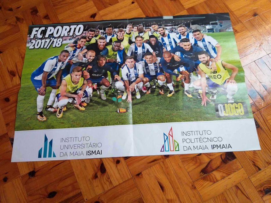 Poster do Futebol Clube do Porto Campeão de Futebol 17-18