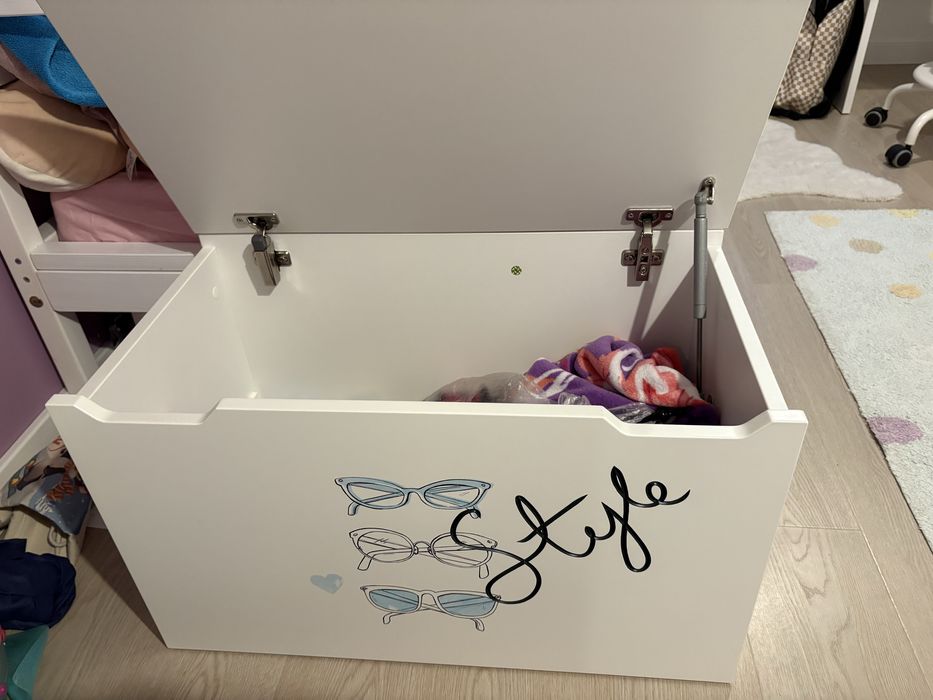 Skrzynia na zabawki Meblik Fashion Mint