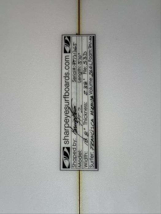 Sharpeye  HT2 5’10” Marcio Zouvi
