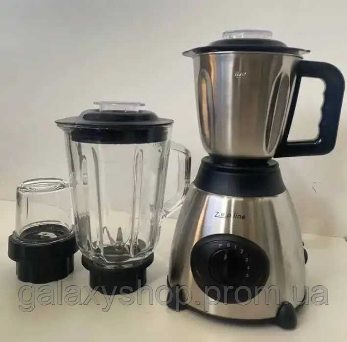 НЕМЕЦКИЙ Блендер Стационарный с Кофемолкой 3в1 Zepline ZP-081 2000 Вт