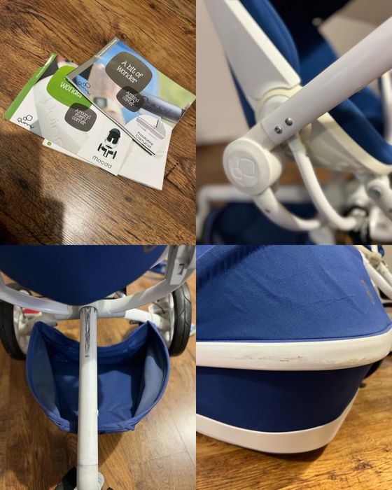 Wózek Quinny Moodd 2w1 Niebieski + akcesoria