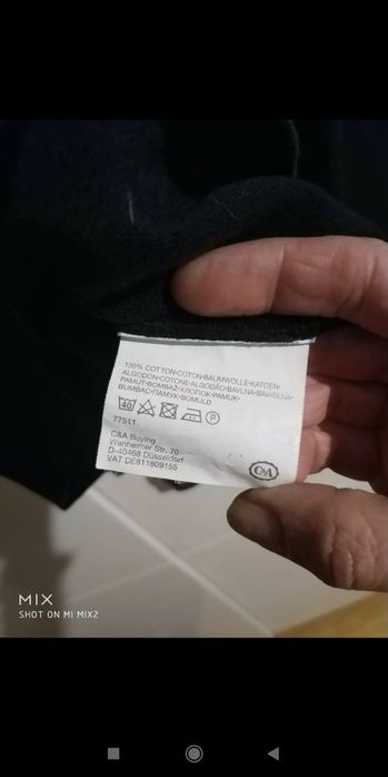 Czarny męski sweter S. C&A.