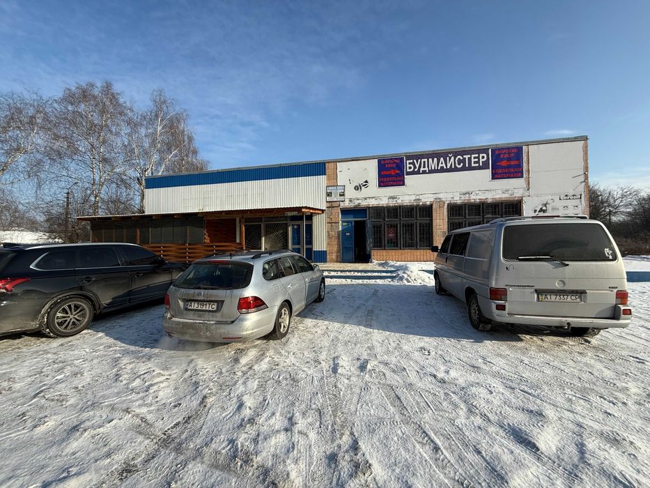 Продаж магазину в селищі Згурівка 250 м2 гарна локація