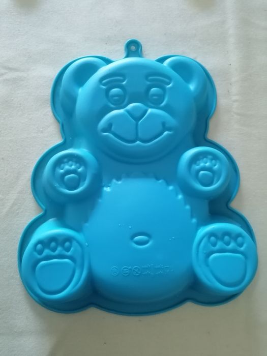 Forma bolos silicone formato Urso