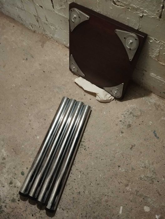 Stolik blat 50x50 cm venge