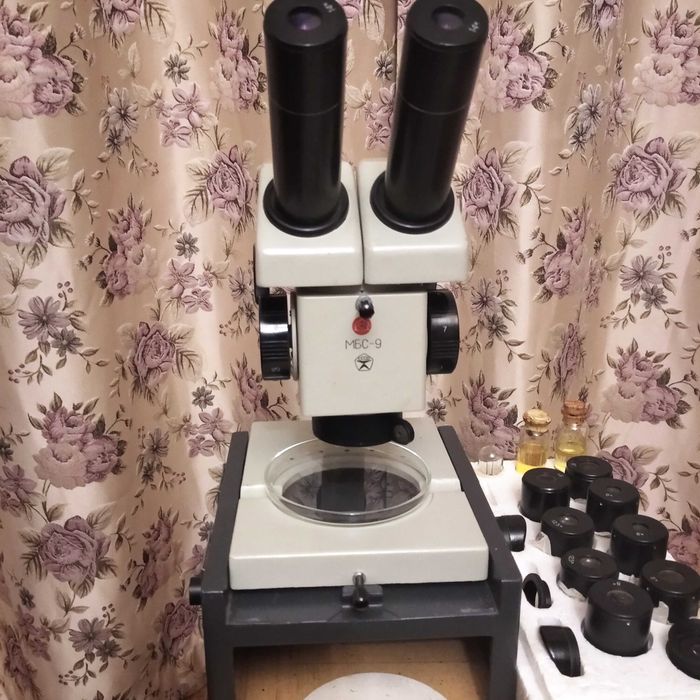 Микроскоп МБС-9 весь комплект