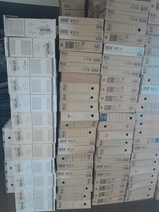 Pastas de arquivo /dossier com caixa