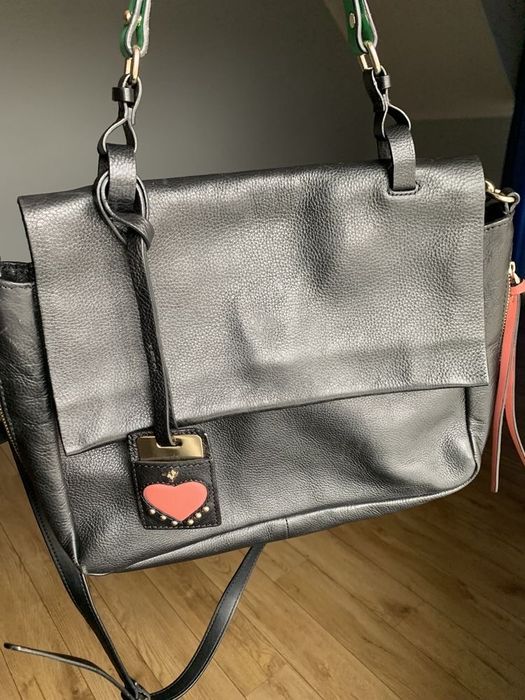 Сумка zara шкіряна