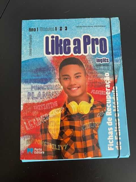 Conjunto Pedagógico - Inglês - Profissional - "like a Pro" - (M:1/2/3)