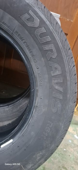 4 Pneus  medida 215/70R15 - bridgestone duravis e barum  vanis 2