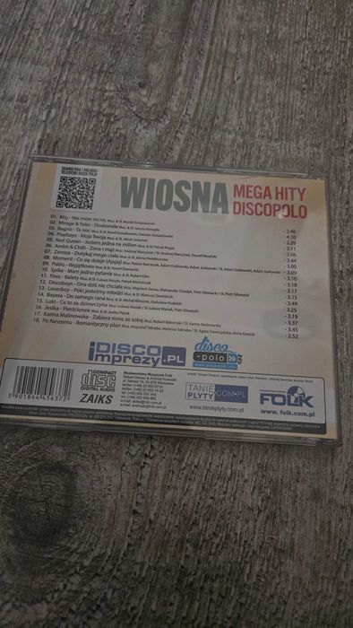Wiosna Mega Hity Disco polo Cd