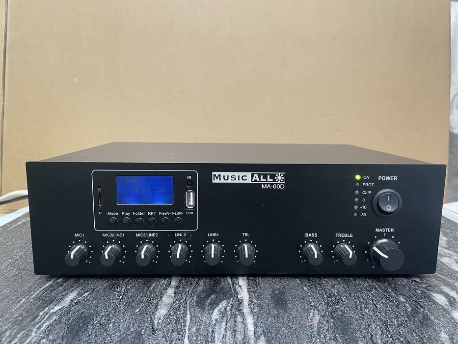 Wzmacniacz Miksujący MUSIC ALL MA-60D – Sprawny