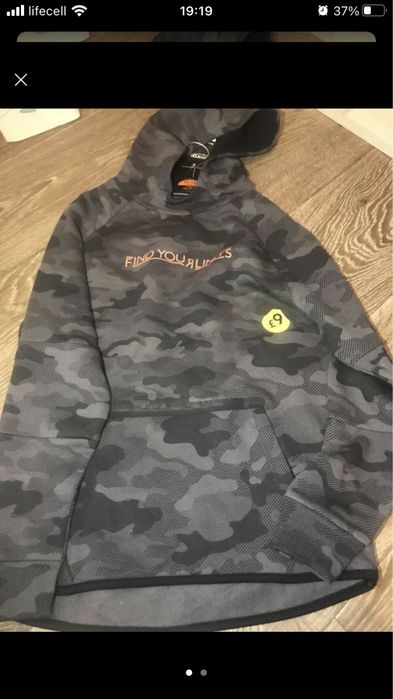 Кофта кенгурушка реглан з капюшоном George