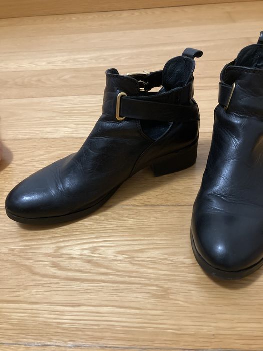 Botins pele preto Prof