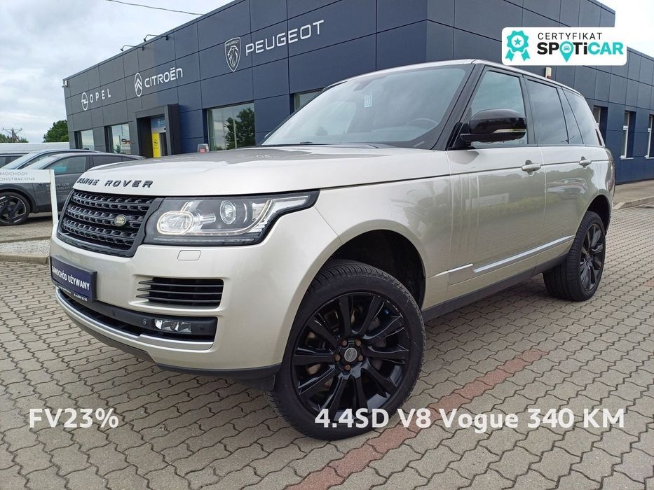 Land Rover Range Rover 4.4SD V8 Vogue 340 KM / salon Polska / FV23%