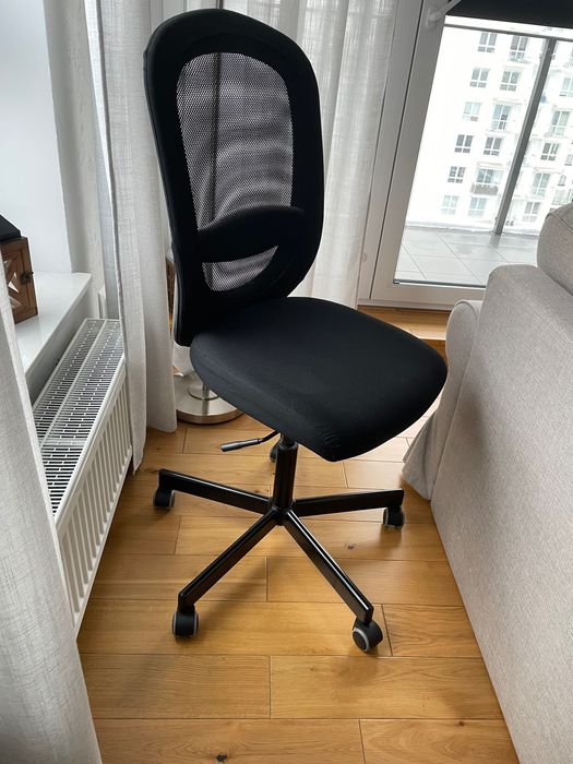 Krzesło biurowe, czarne