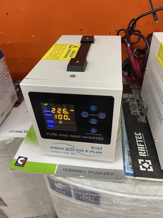 Volt  Polska Sinus Pro 550E PLUS 12V  AGM ГЕЛЬ LIFEPO4