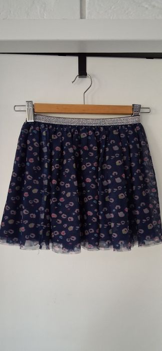 Spódniczka tiulowa w kolorową panterkę