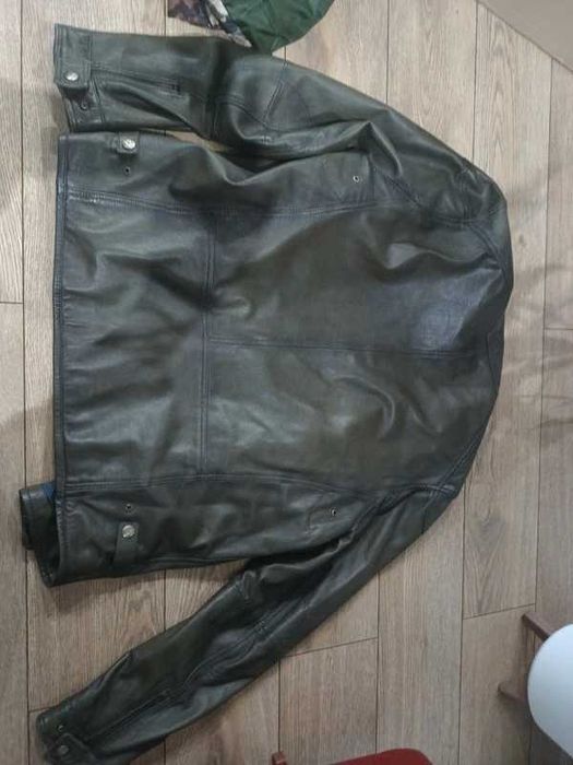 Kurtka skórzana massimo dutti