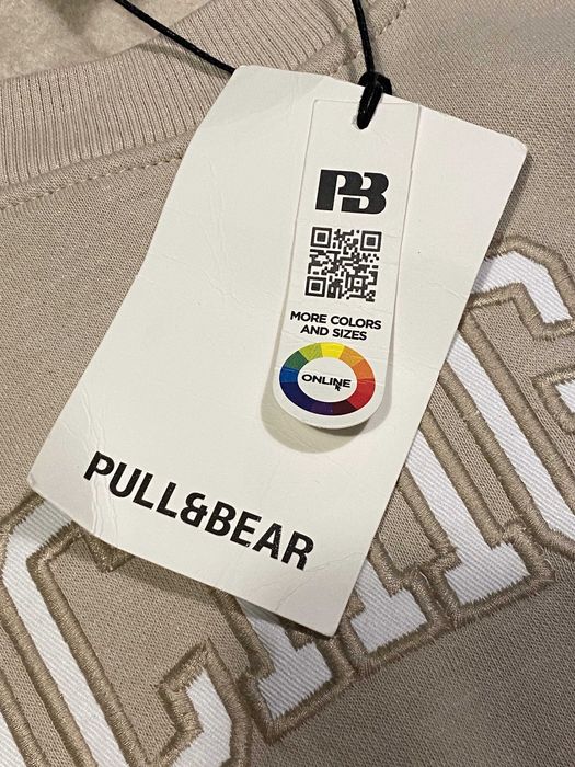 Pull&Bear теплий світшот вкороченний L- XL