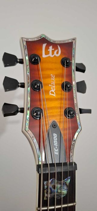 Guitarra ESP LTD EC 1000 Deluxe Amber Sunburst - Gibson Gotoh