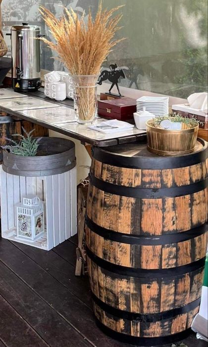 Beczka  drewniana dębowa