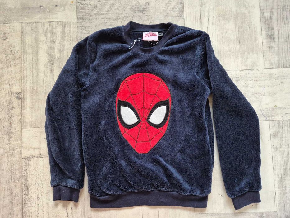 Nowa ciepła bluza chłopięca Spiderman, rozmiar 134