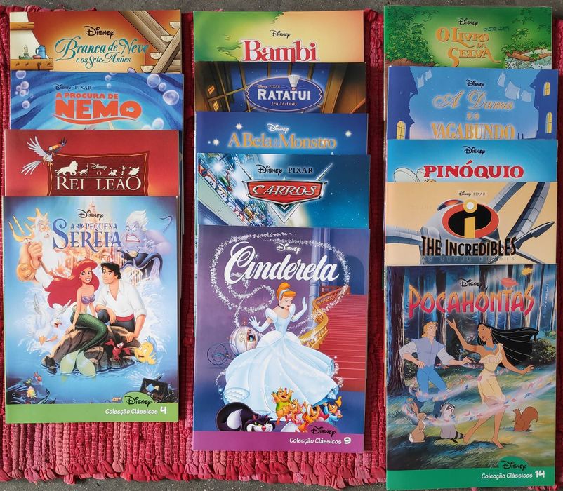 Livros infantis - Coleção de 20 títulos "Clássicos Disney"