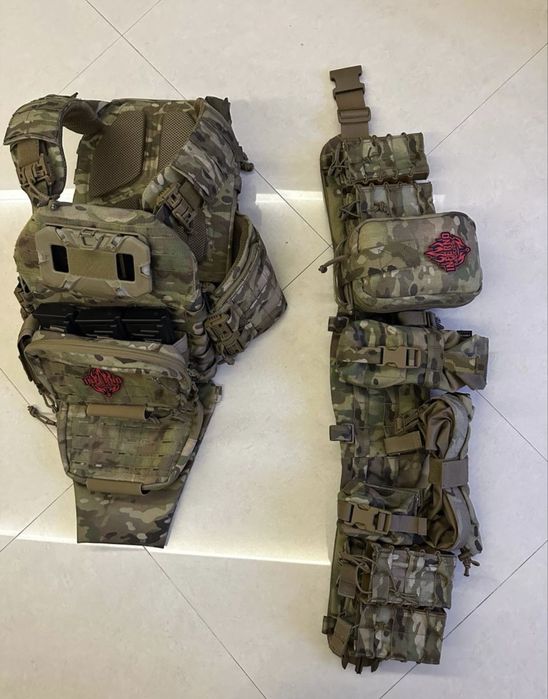 Плитоноска тактична | Cordura 1000D | Штурмова | 25×30