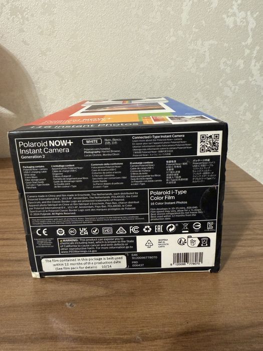 Камера Polaroid NOW Plus Generation 2 Instant Camera White