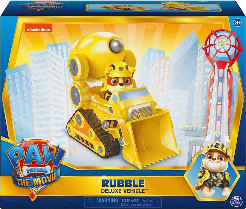 Щенячий патруль фигурка Крепыш и машина  делюкс Paw Patrol