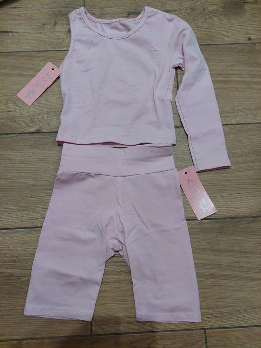 Komplet bawełniany dla dziewczynki