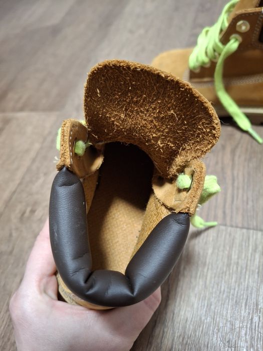 Дитячі шкіряні чоботи Timberland