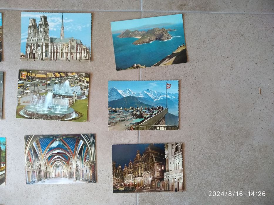 Postais antigos de cidades europeias