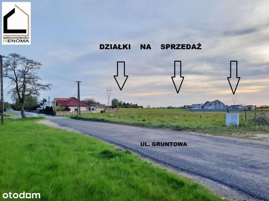 budowlana 1006m2 w granicach miasta Kostrzyna