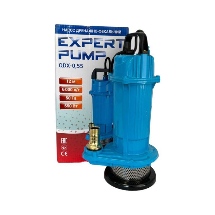 Насос дренажний EXPERT PUMP для брудної води, 1000 Вт 11000 л/год