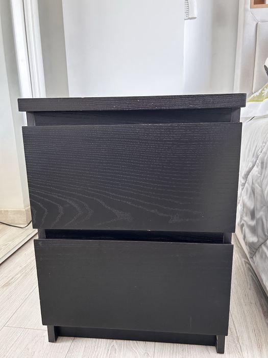 Cama Ikea Malm preta