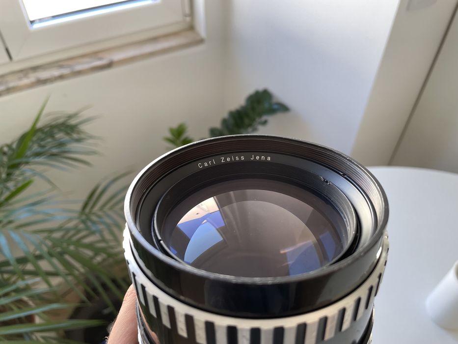 Carl Zeiss Jena 180mm F2.8 para Pentacon Six + adaptador Exakta