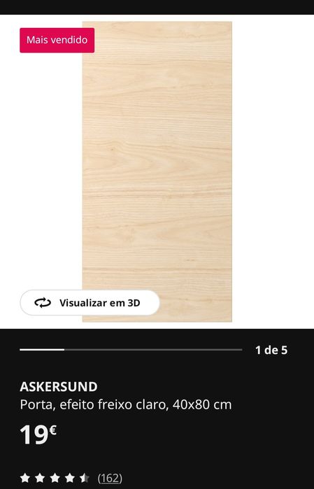Porta para armário de cozinha Ikea