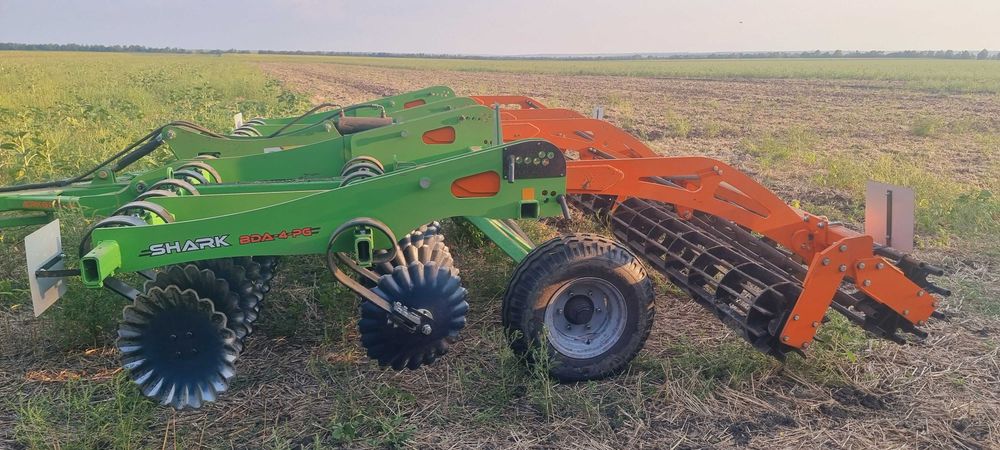 Лущільник дисковий ШАРК 4 тандемний коток діск білота АРК ГРУП