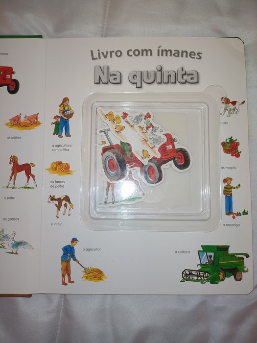 Livro magnético criança "Na Quinta" 3+ anos