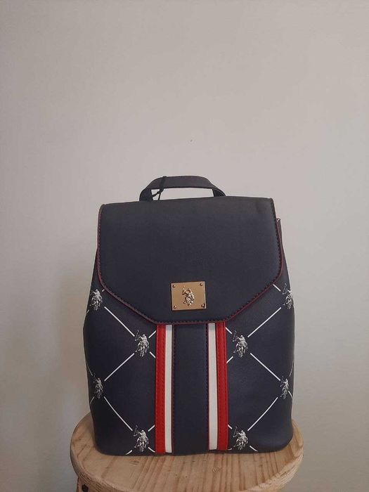 US Polo Assn. Фірмовий елегантний новий рюкзак з біркою (синій)