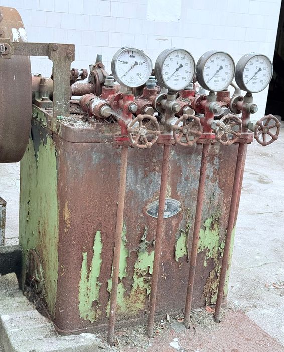 Maquinaria de lagar antigo