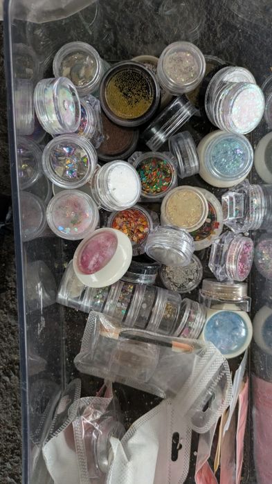 Lote de acessórios para unhas