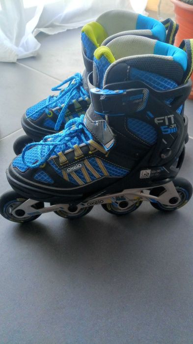 Patins em linha como novos.