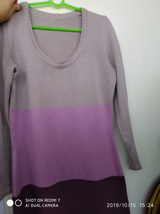 Плаття, в'язане з орнаментом