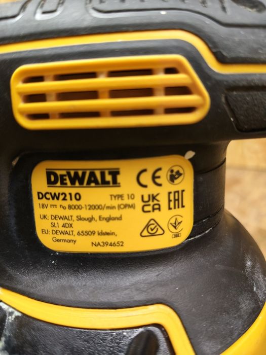 Szlifierkia mimośrodowa DeWalt 125 mm dcw210 + aku 4 ah