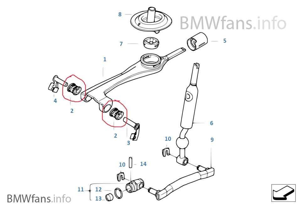 BMW Втулка шарнира перемикача передач овальна 25117507695