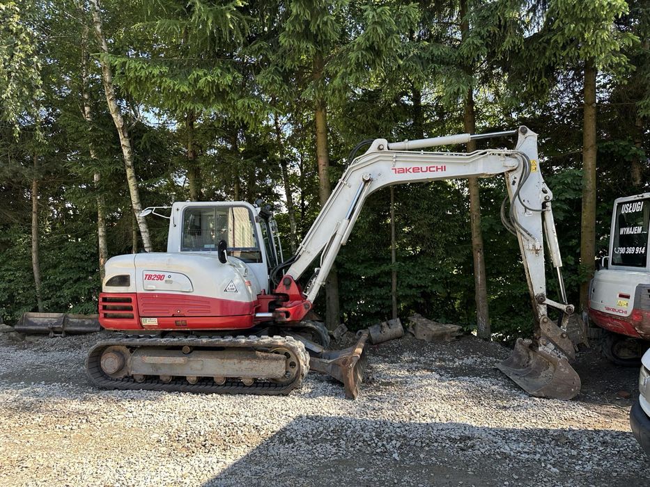 uslugi koparka 9ton 5ton 3ton oraz wodzidła